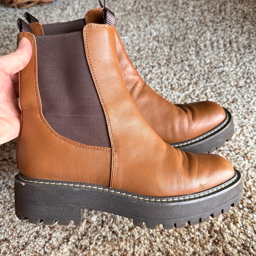 Tan Sam Edelman boots